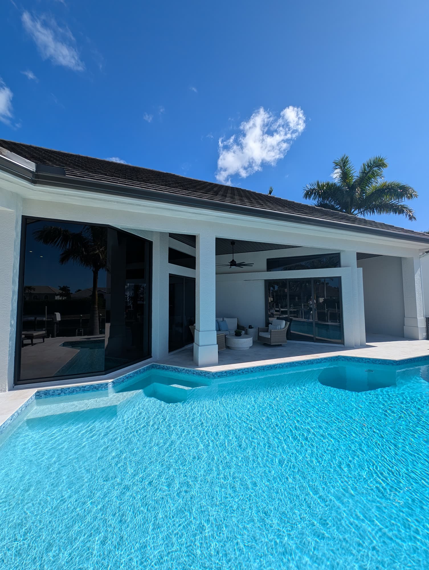 LUX crew cleaning windows in Southwest Florida
